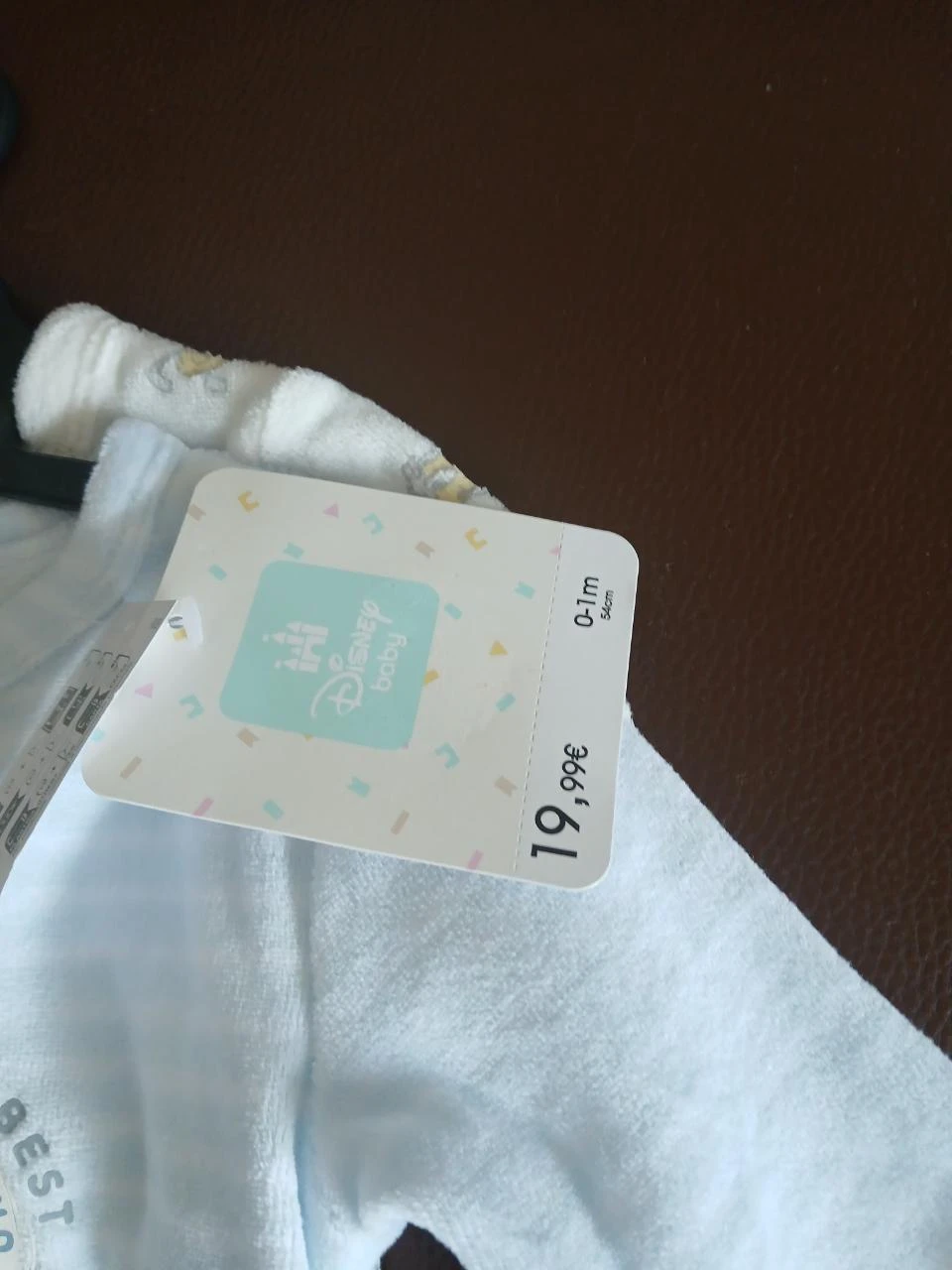 lot 2 pijamas de veludo para menino Mickey Disney baby 54 cm 0/1 meses – photo 3